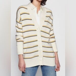 EQUIPMENT FEMME cashmere and wool blend cardigan sweater large